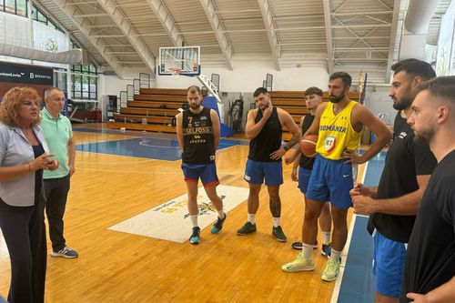 Naționala masculină de baschet a României s-a reunit la București/Foto: Facebook - Federația Română de Baschet