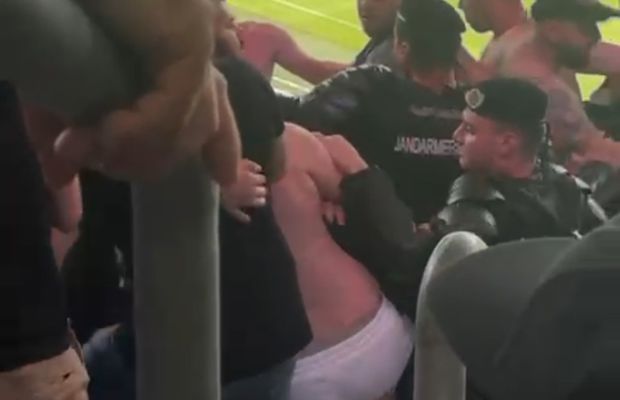 Scandal la Universitatea Craiova - FC Argeș! Jandarmeria a trebuit să intervină