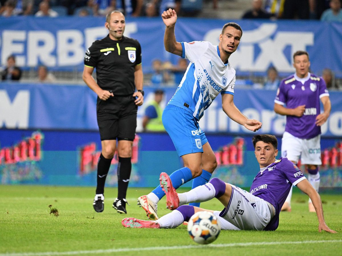 Universitatea Craiova câștigă primul meci din acest sezon! Trupa lui Mirel Rădoi, lider în Superliga