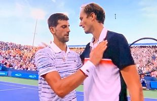 ATP CINCINNATI // VIDEO Incredibilul Daniil Medvedev revine senzațional cu Novak Djokovic și se califică într-o nouă finală de Masters » Ierarhia în care rusul e pe primul loc în 2019