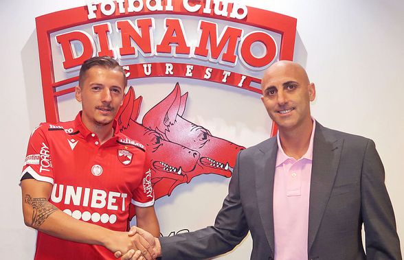 OFICIAL Dinamo, primul transfer în „era Cortacero”! Jucătorul a fost prezentat de noul director sportiv