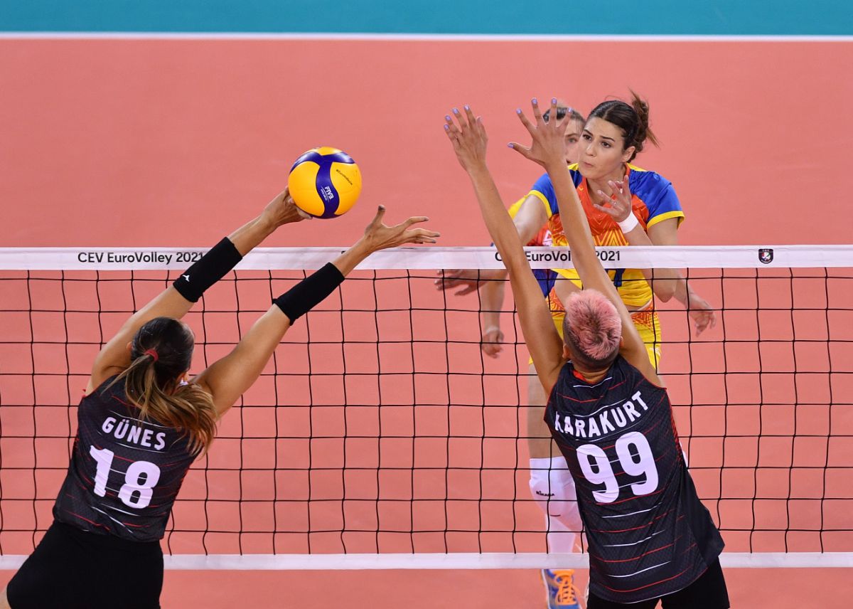 Volei - Euro 2021: România - Turcia