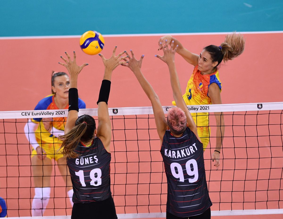 Volei - Euro 2021: România - Turcia
