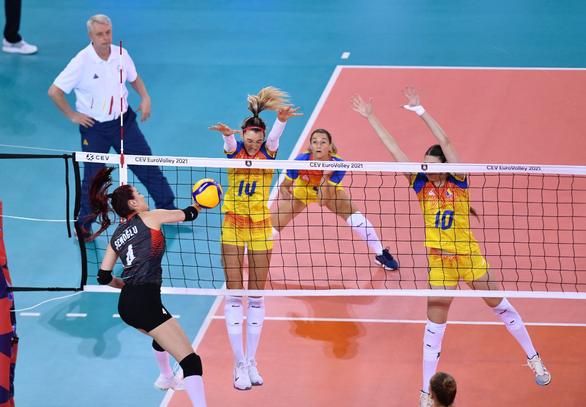 Volei - Euro 2021: România - Turcia