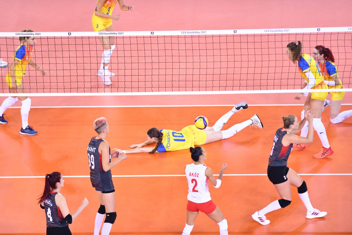 Volei - Euro 2021: România - Turcia