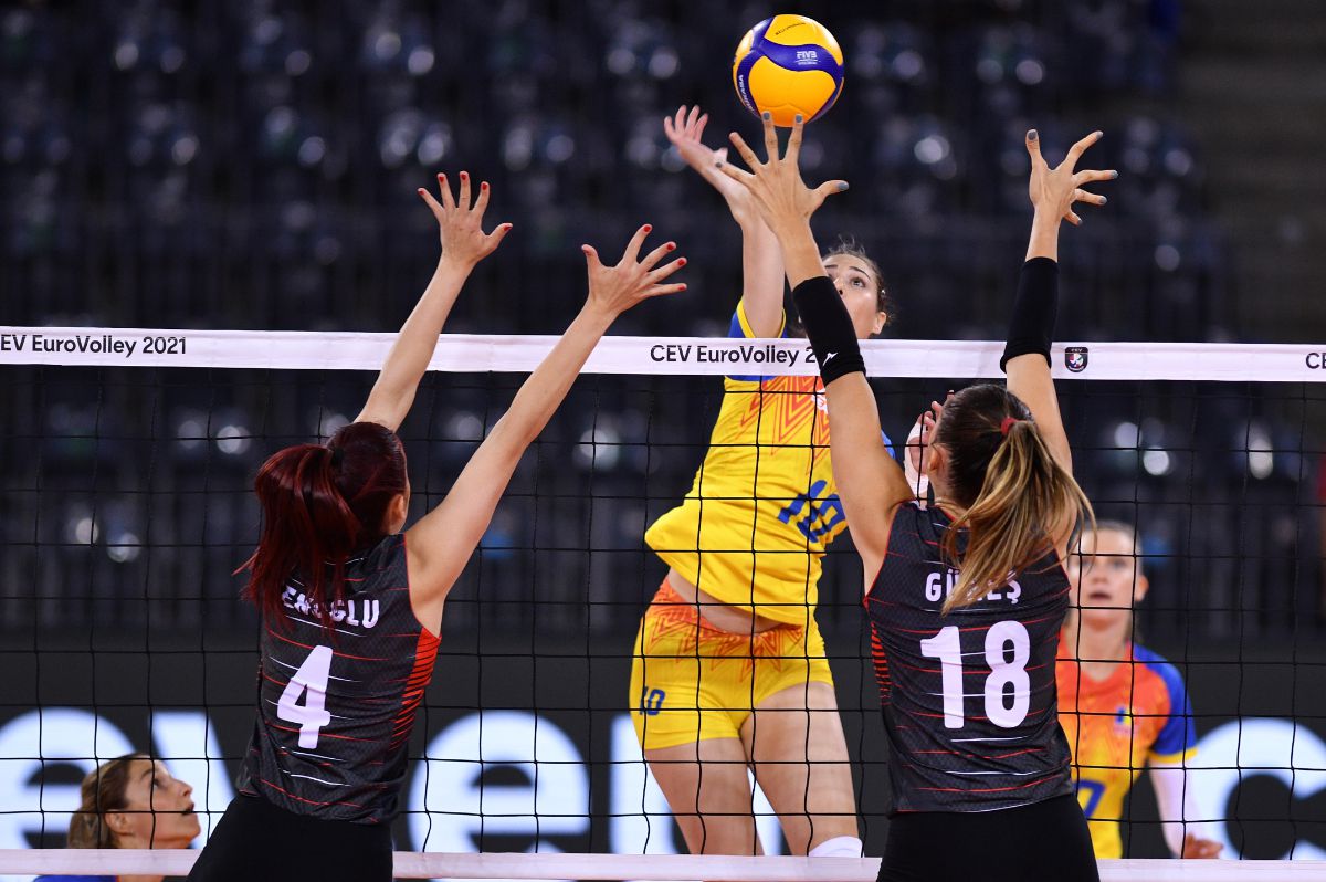 Volei - Euro 2021: România - Turcia