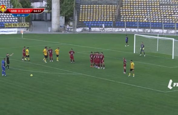 Portarul-golgeter a marcat din nou! Gol superb în Cupa României
