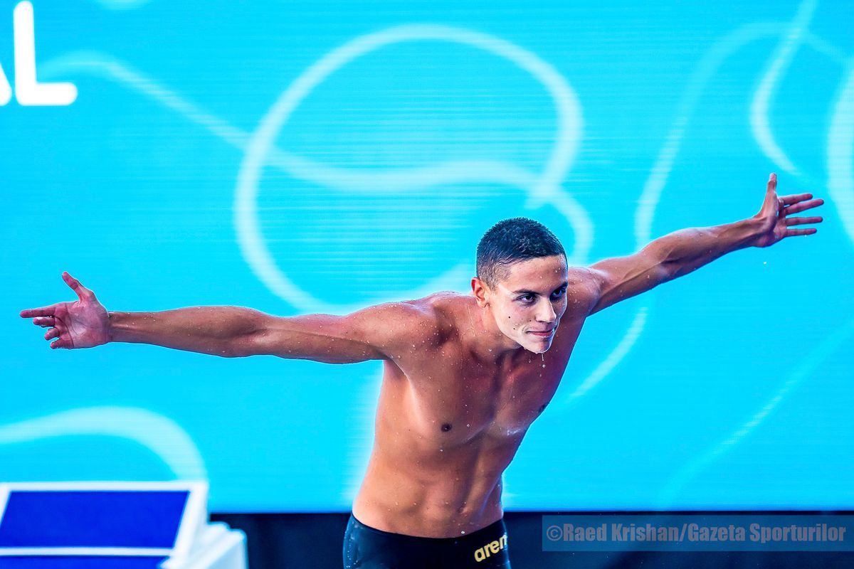 Cele mai bune poze cu David Popovici la CE de Înot, realizate de fotoreporterul GSP Raed Krishan