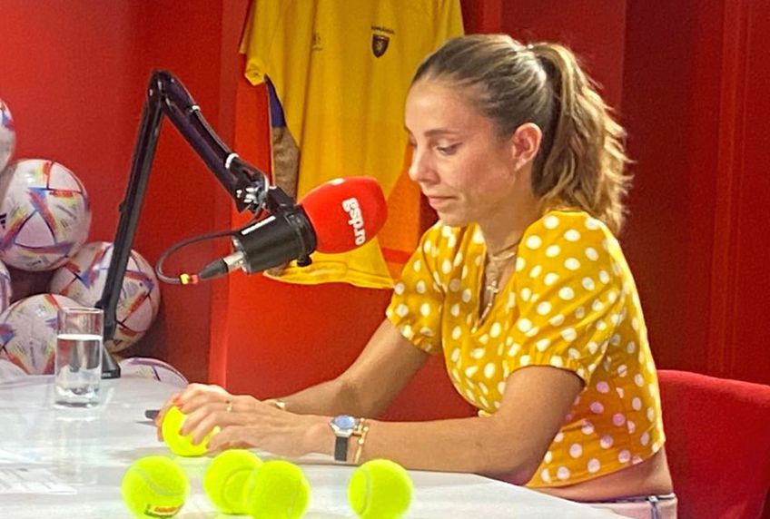 Mihaela Buzărnescu, la podcastul „Profu' de Sport” / FOTO: Remus Dinu