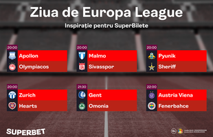 Inspiraţie pentru SuperBilete: Descoperă oferta cu meciurile din Europa League