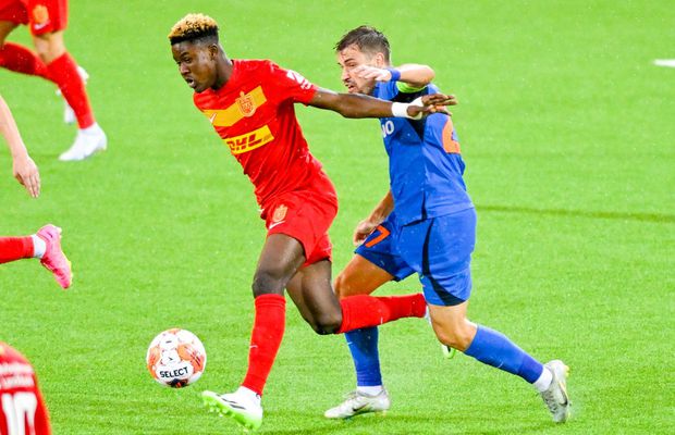 Darius Olaru acuză după Nordsjaelland - FCSB: „Am simțit că arbitrul e puțin de partea lor”