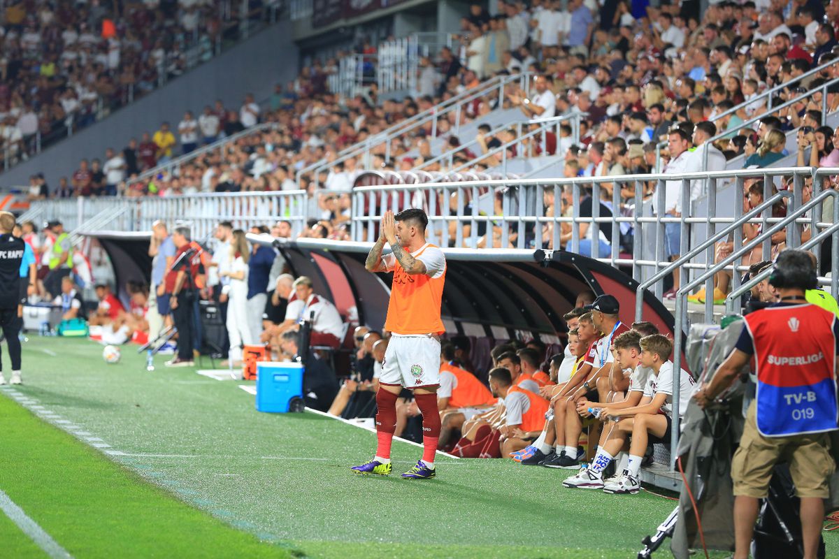 Căpitanul Rapidului, reacție violentă la adresa arbitrajului din derby-ul cu Dinamo: „A fost o glumă nenorocită”
