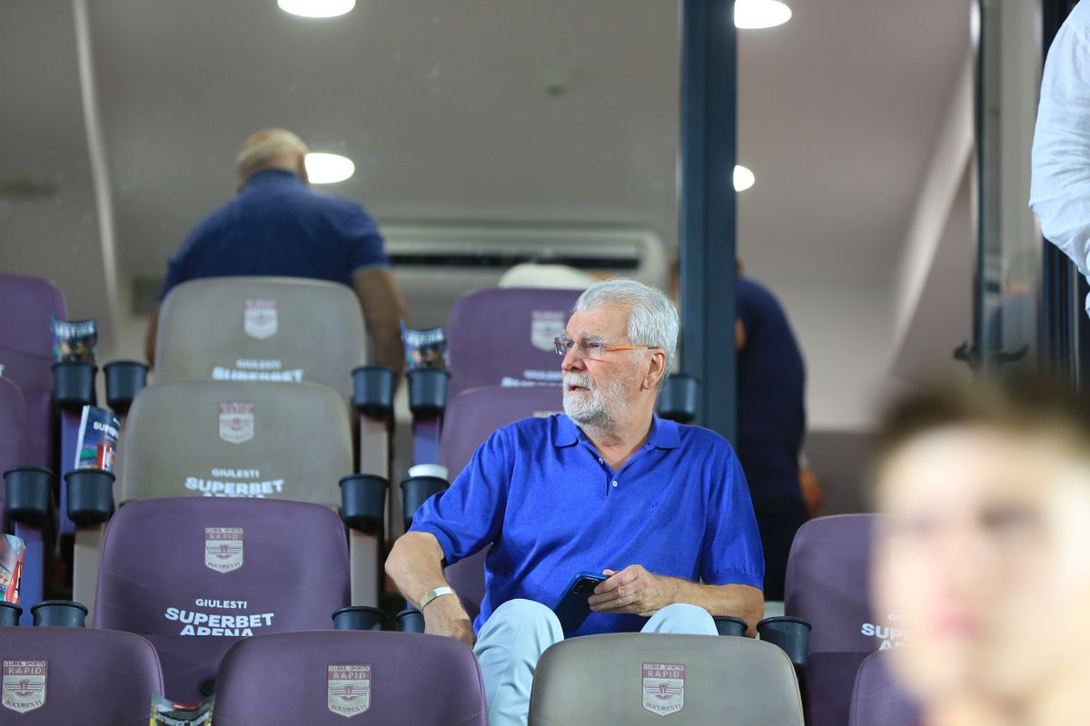Apariție rară la Rapid - Dinamo » Fostul președinte s-a întors în Giulești