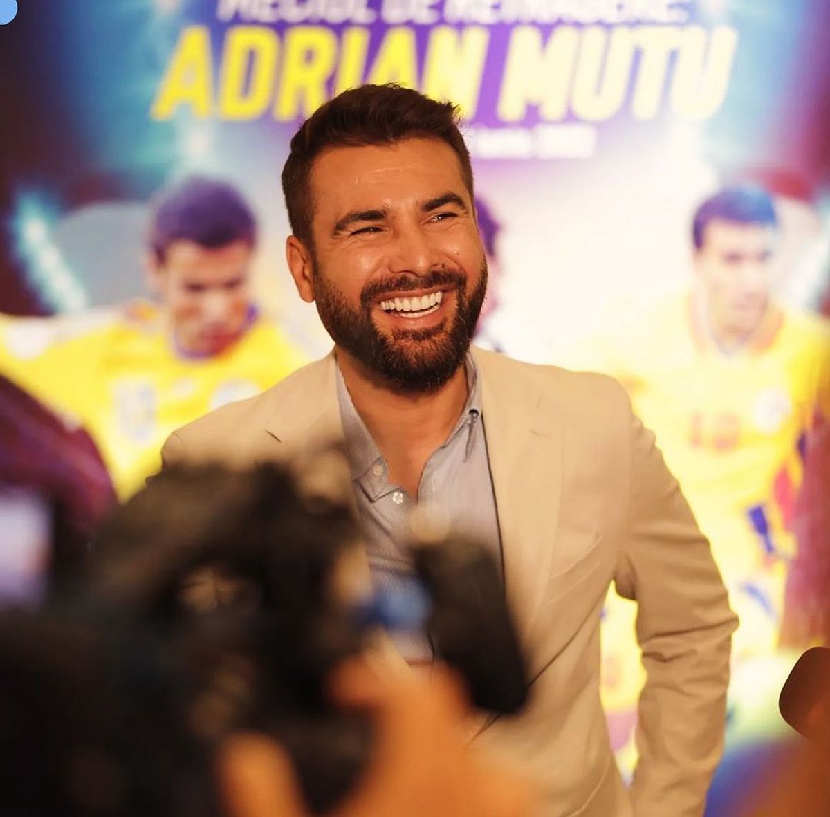 Dan Șucu și Adrian Mutu, în tribunele Stadionului Giulești