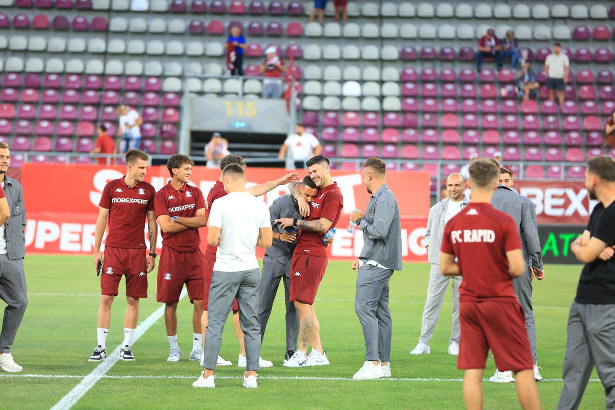 Imagini înainte de Rapid - Dinamo