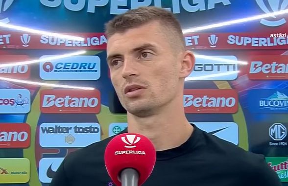 Imediat după FCSB - RFS 4-1, Florin Tănase i-a luat apărarea lui Radu Drăgușin „Nu cred că vreun jucător își dorește asta”