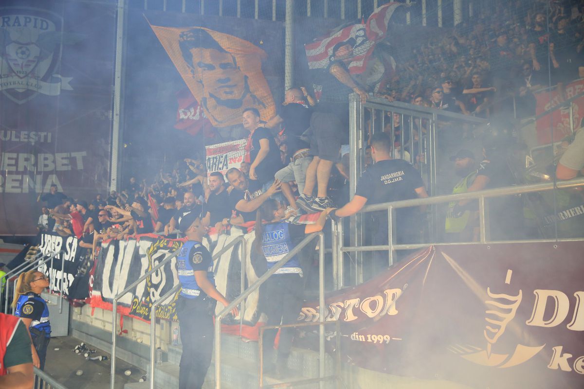 Căpitanul Rapidului, reacție violentă la adresa arbitrajului din derby-ul cu Dinamo: „A fost o glumă nenorocită”