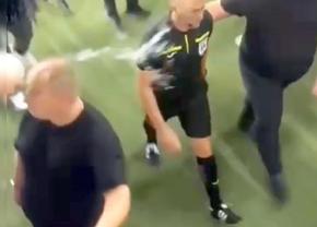 Scene scandaloase în Ghencea » Ce a pățit „centralul” Ionuț Coza în drumul către vestiare, la finalul meciului FCSB - Poli Iași