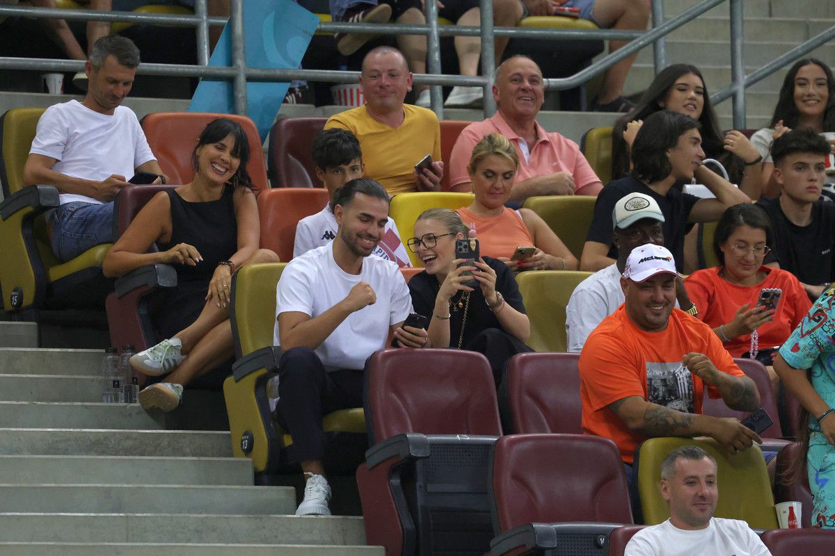 Gol pe teren și show în tribune » Antonia, iubita lui Daniel Bîrligea, a furat privirile la derby