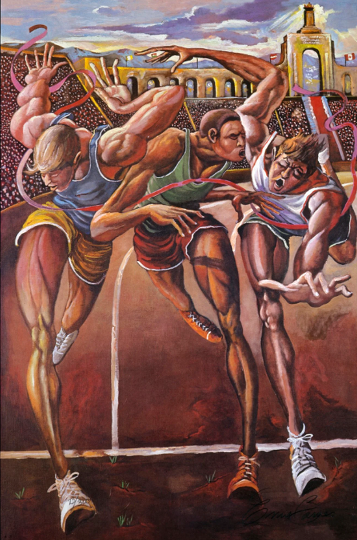 „Picasso din vestiar”.  Ernie Barnes a umplut galeriile de artă cu fotbal american, box și baschet