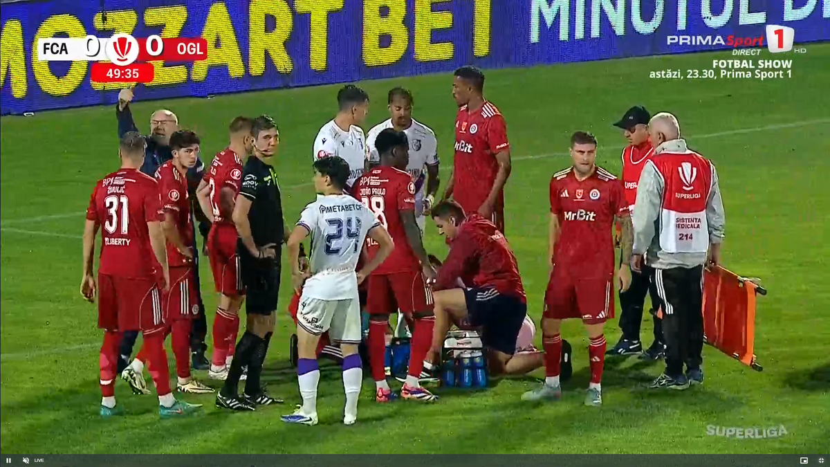 Dur Bozoancă, accidentat în Argeș - Oțelul