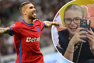 Gol pe teren și show în tribune » Antonia, iubita lui Daniel Bîrligea, a furat privirile la derby