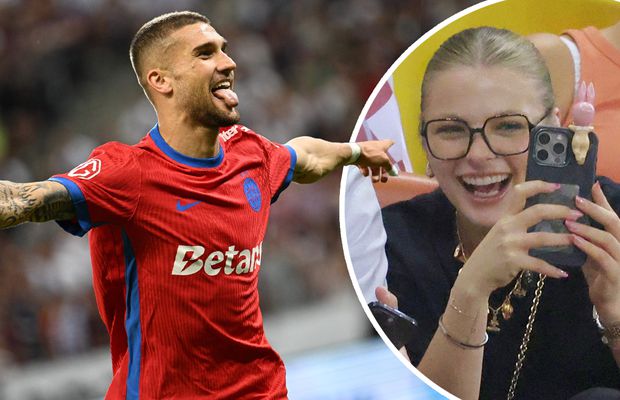 Gol pe teren și show în tribune » Antonia, iubita lui Daniel Bîrligea, a furat privirile la derby