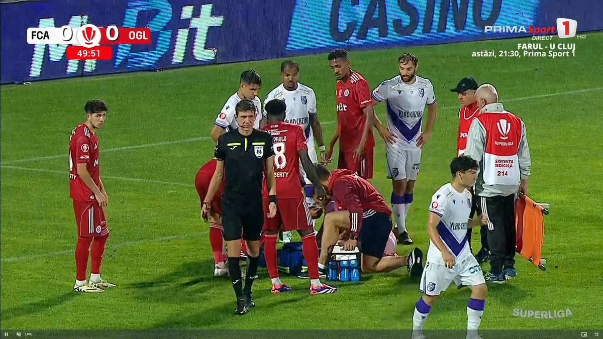 Dur Bozoancă, accidentat în Argeș - Oțelul