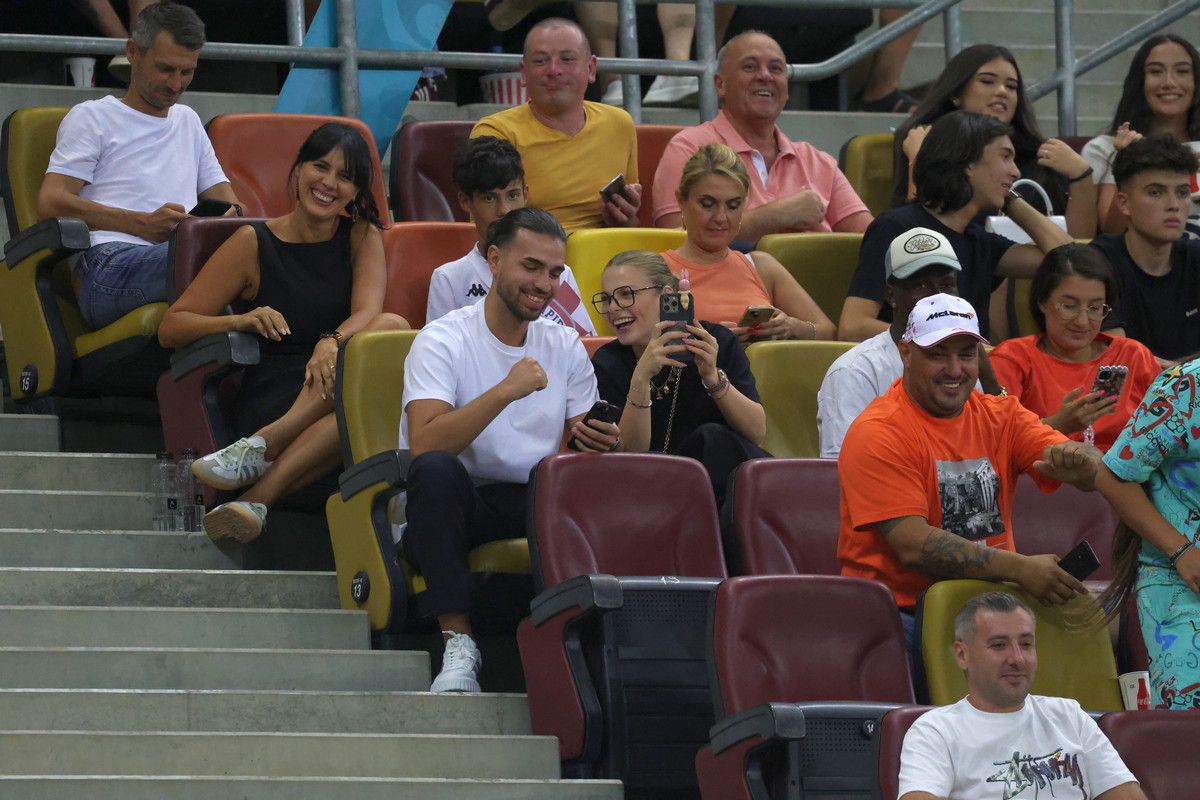 Gol pe teren și show în tribune » Antonia, iubita lui Daniel Bîrligea, a furat privirile la derby