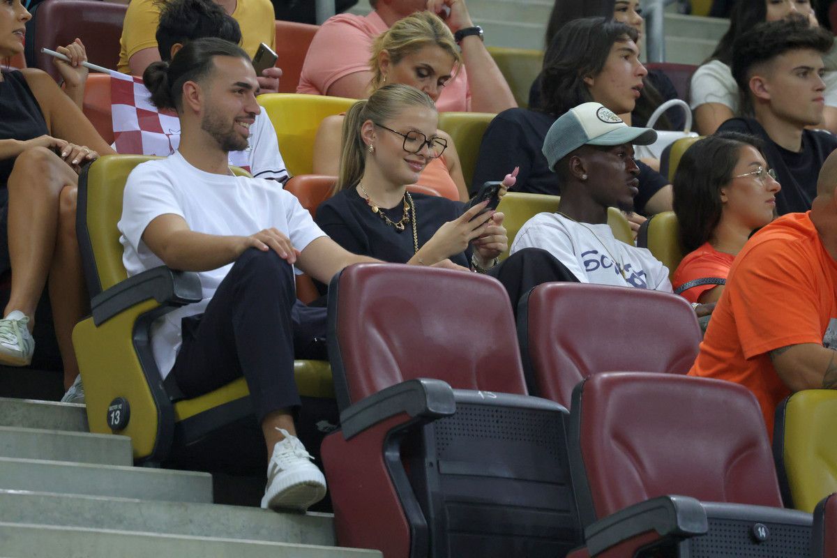 Gol pe teren și show în tribune » Antonia, iubita lui Daniel Bîrligea, a furat privirile la derby