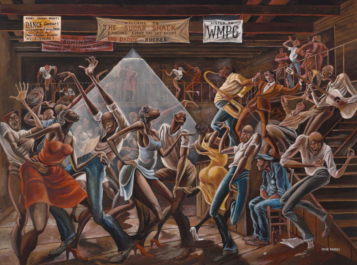„Picasso din vestiar”.  Ernie Barnes a umplut galeriile de artă cu fotbal american, box și baschet