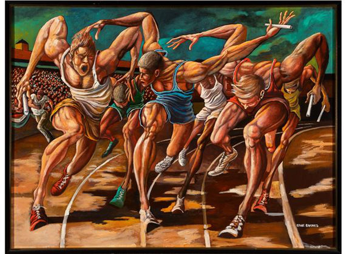 „Picasso din vestiar”.  Ernie Barnes a umplut galeriile de artă cu fotbal american, box și baschet