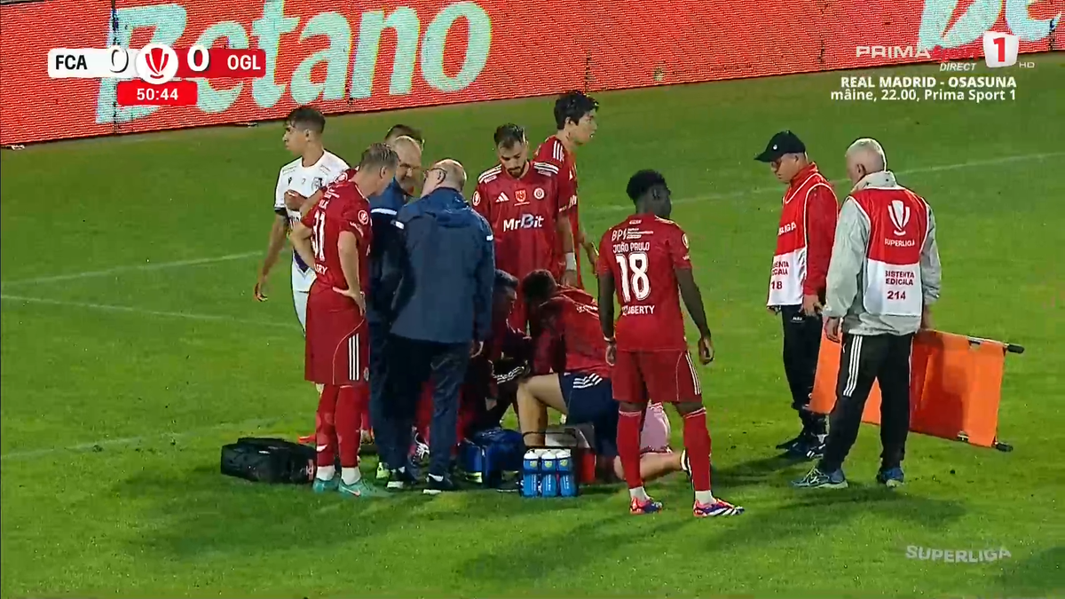 Dur Bozoancă, accidentat în Argeș - Oțelul