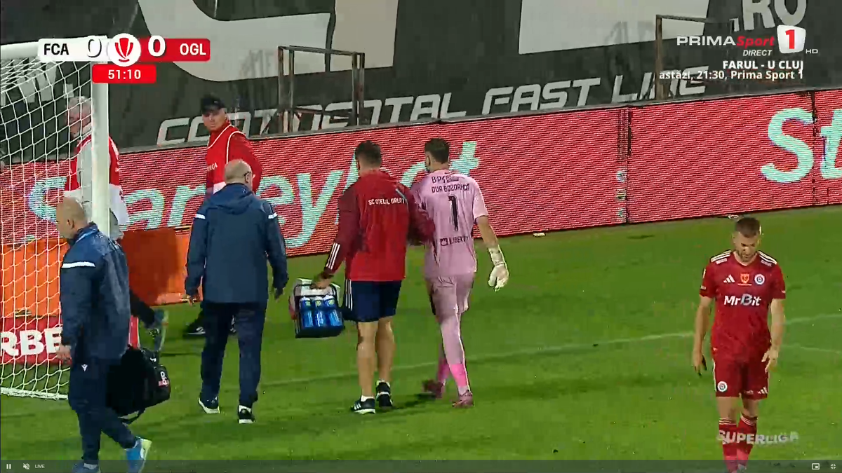 Dur Bozoancă, accidentat în Argeș - Oțelul