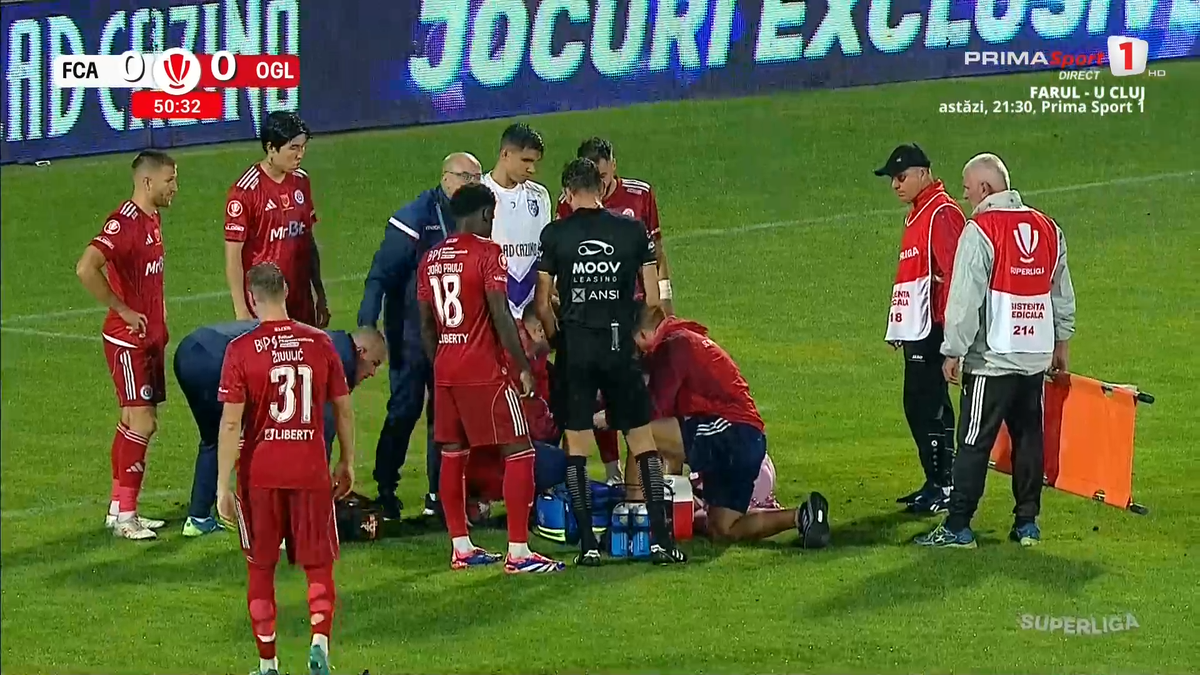 Dur Bozoancă, accidentat în Argeș - Oțelul