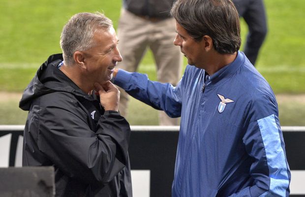 CFR CLUJ - LAZIO // GALERIE FOTO + VIDEO Dan Petrescu și Simone Inzaghi au abordat total diferit ziua dinaintea meciului » Imaginea surprisă de fotoreporterul GSP în Gruia