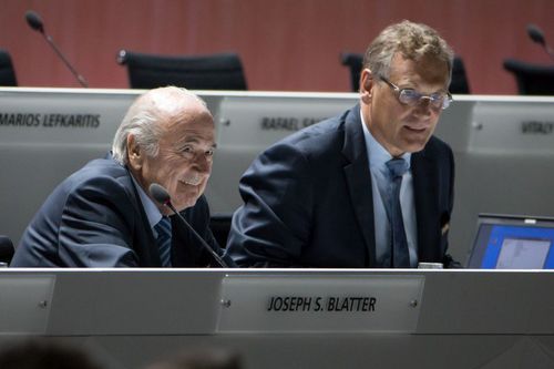 Sepp Blatter, alături de  Jerome Valcke 
(foto: Guliver/Getty Images)