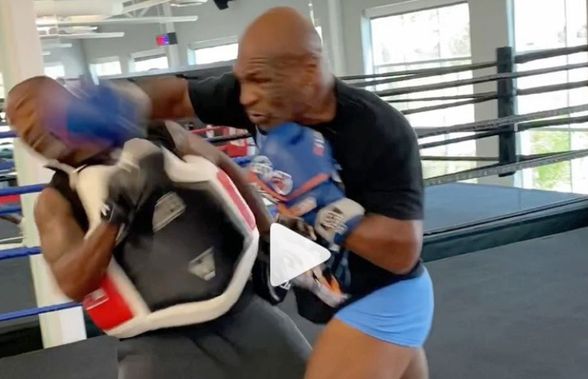 VIDEO Mike Tyson, aproape să-i ia capul antrenorului, în imagini-șoc de la antrenamente!