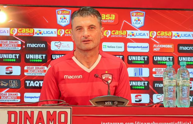 Noul antrenor al lui Dinamo, în fața primului meci ca principal: „Nu vreau să par infatuat, dar nu există altă variantă”
