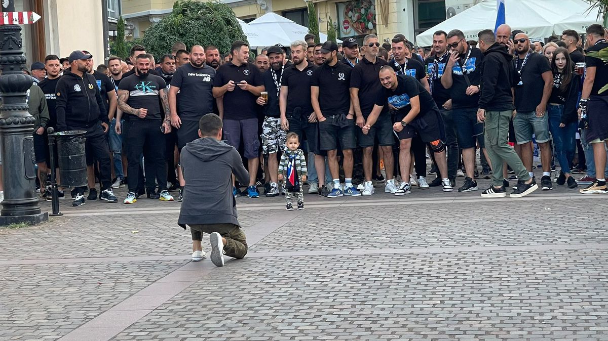FOTO FCU Craiova - FCSB, suporteri olteni în oraș 18.09.2021