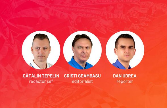 Vocile Gazetei » Universitatea Craiova - FCSB 2-1, comentat live pe GSP.ro de Dan Udrea, Cătălin Țepelin și Cristian Geambașu