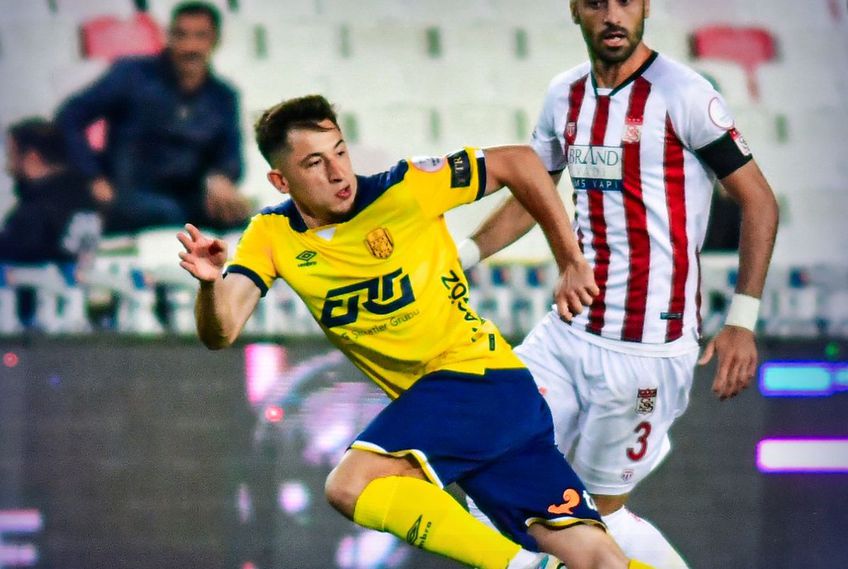 Olimpiu Moruțan a înscris primul gol la noua echipă / Sursă foto: Facebook@ facebook.com/Ankaragucu