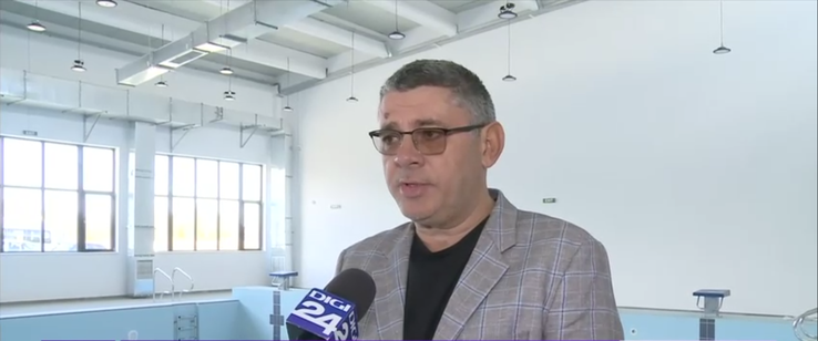 Lucian Coandă, primarul comunei Bâcleș / Foto: captură de ecran Digi 24