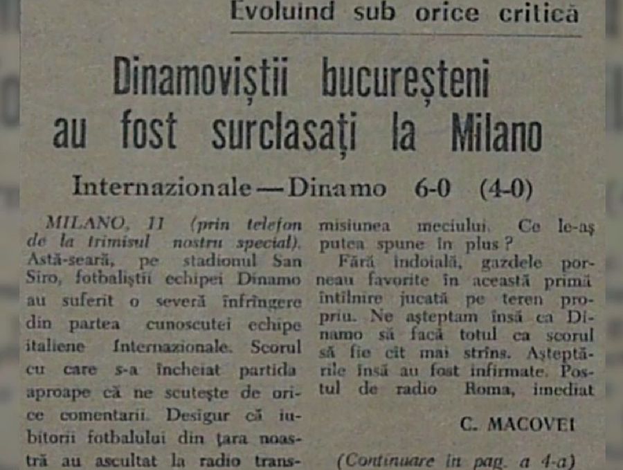 Am pățit-o și noi! 10 catastrofe ale cluburilor românești în cupele europene » Dinamo și UTA, în fruntea topului