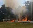 Stadion cuprins de flăclări! Incendii devastatoare în nordul Portugaliei