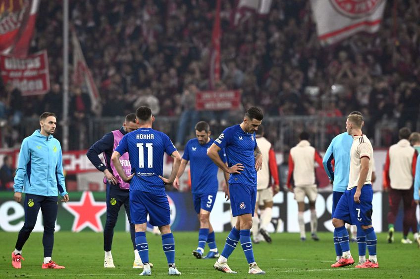 Dinamo Zagreb a suferit un eșec istoric în fața lui Bayern Munchen, foto: Imago Images