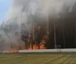 Stadion cuprins de flăclări! Incendii devastatoare în nordul Portugaliei