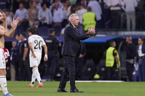 Carlo Ancelotti (65 de ani), antrenorul celor de la Real Madrid, consideră că Thibaut Courtois este cel mai bun portar din lume.