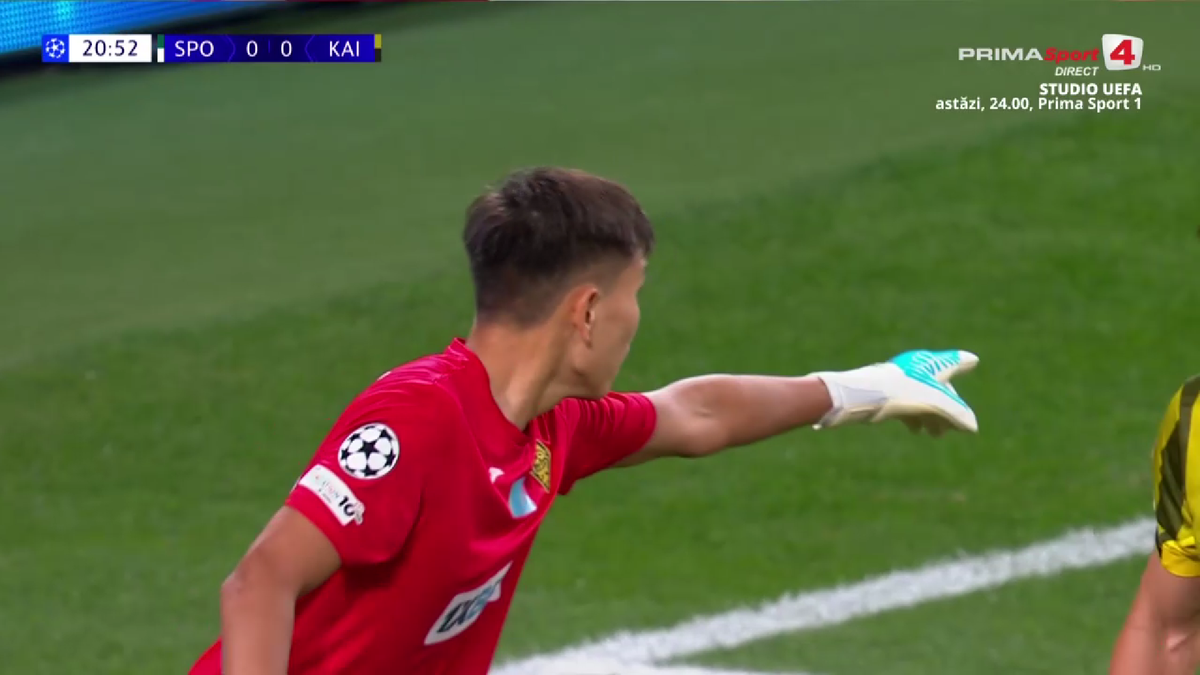 Surpriza Kairat a debutat în Liga Campionilor cu un portar de 18 ani. A apărat un penalty, apoi a venit urgia