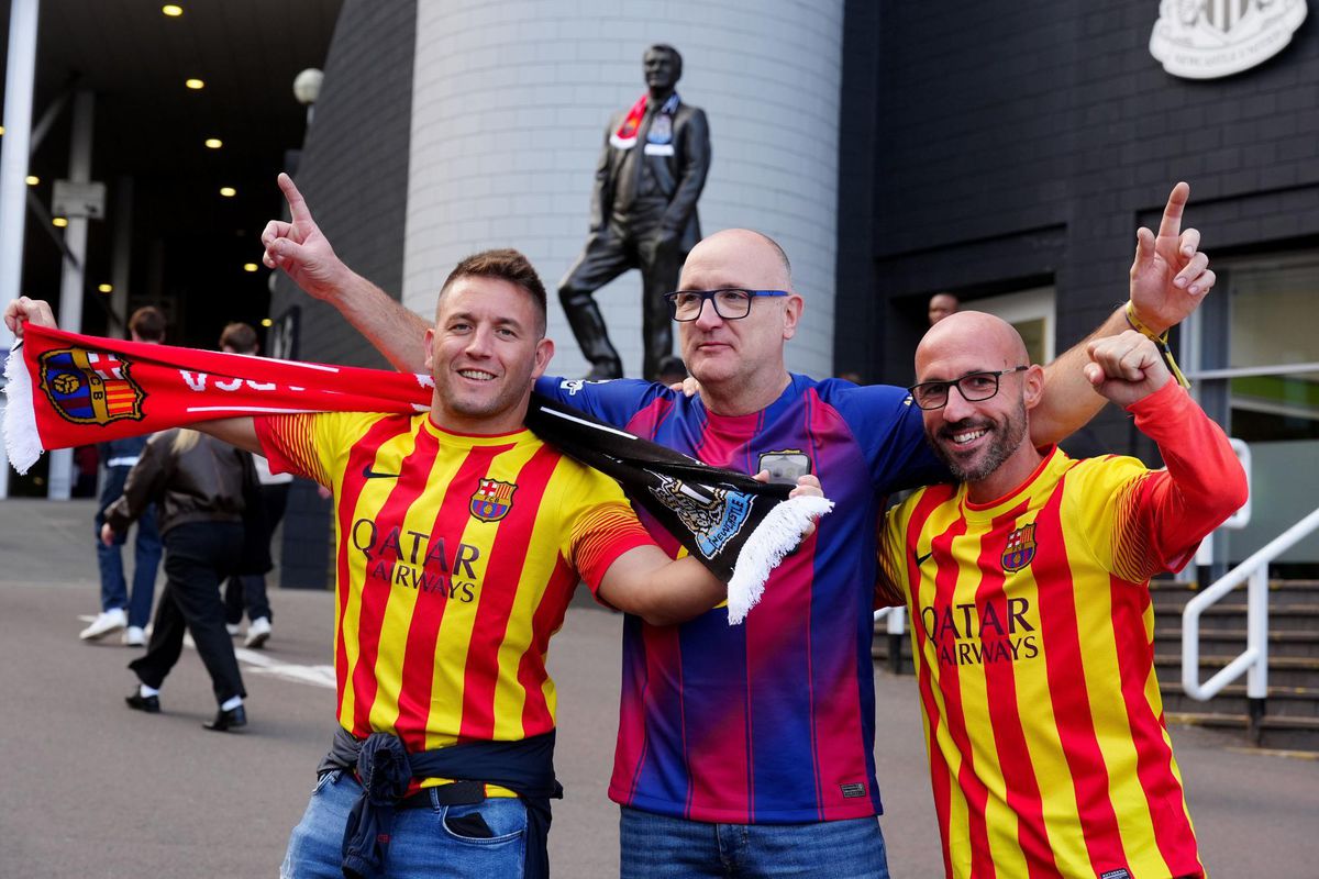 Ură maximă! Imaginea serii înainte de Newcastle - Barcelona, la intrarea pe St James's Park